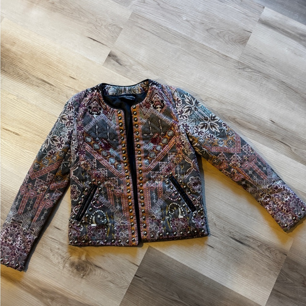 Anthropologie Multicolor Embellished jacket
